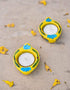 Blue Pottery T-Light Holder Set Of 2 Pcs.